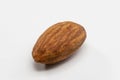 Close up shot of a single roasted almond Royalty Free Stock Photo