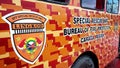 Close-up shot of a special rescue unit vehicle of the Bureau of Fire Protection, Philippines