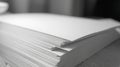 Stack Of White Paper Sheets Royalty Free Stock Photo