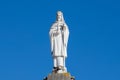 Close-up shot of a Statue of Saint Francis Xavier at Basilica Lady Rosary Fatima Portugal