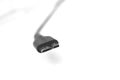 USB cable on white background Royalty Free Stock Photo