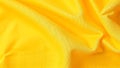 Bright Yellow Fabric Texture Royalty Free Stock Photo