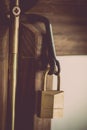 Vintage padlock close up Royalty Free Stock Photo