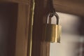 Vintage padlock close up Royalty Free Stock Photo