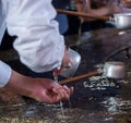 Water Purifying Ritual, Sensoji Temple, Tokyo, Japan Royalty Free Stock Photo