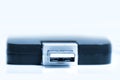 Close up shot of wide USB devise Royalty Free Stock Photo