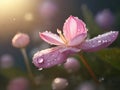 dew-kissed blooms: nature\'s morning embrace