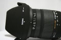 Close up of Sigma DSLR lens