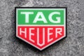 Close Up Sign Tag Heuer At Amsterdam The Netherlands 2-10-2025 Royalty Free Stock Photo