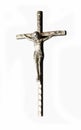 Silver cross with body of Jesus Christ
