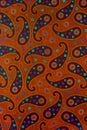 Paisley printed printed paper.