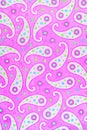 Bright mauve paisley pattern paper.