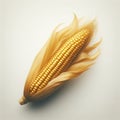 close up Single ear of corn. ai generative Royalty Free Stock Photo