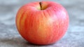 Close-up of a single, fresh, red and yellow apple Royalty Free Stock Photo