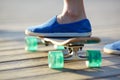 Close up of skateboard, urban lifestyle