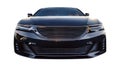 Close-Up of a Sleek Modern Automobile\'s Front View
