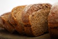 Close-up of slice of brown bread Royalty Free Stock Photo