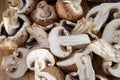 Sliced button mushrooms Royalty Free Stock Photo