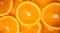 Close up a sliced fresh orange as texture background Royalty Free Stock Photo