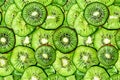 Close Up of Sliced Kiwi Fruit