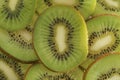 Close up of sliced kiwi fruit. Kiwi isolated on white background.Fresh fruits concept Royalty Free Stock Photo