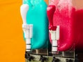 Close up of slushy machine Royalty Free Stock Photo