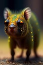 A close up of a small animal- Ai Generated Image.