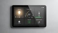 Smart Home Control Panel Automation, Temperature, Security Royalty Free Stock Photo