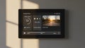 Smart Home System Automation Control Panel, Temperature, Security Royalty Free Stock Photo