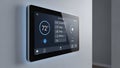 Smart Home Control Panel Temperature, Security, Automation Royalty Free Stock Photo