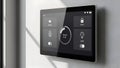 Smart Home Control Panel Automation, Temperature, Security Royalty Free Stock Photo