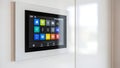 Smart Home Control Panel Automation System Interface Royalty Free Stock Photo