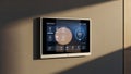 Smart Home Control Panel, Automation System Interface Royalty Free Stock Photo