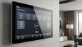 Smart Home Control Panel Modern Automation System Interface Royalty Free Stock Photo