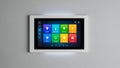 Smart Home Control Panel Automation System Interface Royalty Free Stock Photo