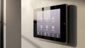 Smart Home Control Panel, Automation System, Touchscreen Interface Royalty Free Stock Photo