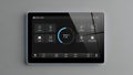 Smart Home Control Panel Automation, Temperature, Security Royalty Free Stock Photo