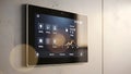 Smart Home Control Panel Energy, Security, Climate Control Royalty Free Stock Photo