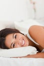 Close up of a smiling beautiful woman Royalty Free Stock Photo