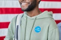 Smiling Young Voter Royalty Free Stock Photo