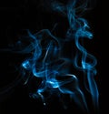 Close up of smoke on black background. Smoke stock image. Smoke cloud. Royalty Free Stock Photo