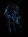 Close up of smoke on black background. Smoke stock image. Smoke cloud. Royalty Free Stock Photo