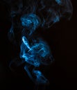 Close up of smoke on black background. Smoke stock image. Smoke cloud. Royalty Free Stock Photo