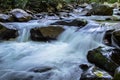 Close Up Of Smoky Mountain Stream Royalty Free Stock Photo