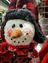 Close up of smowman doll Royalty Free Stock Photo