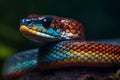 close up of a snake. Generative AI Royalty Free Stock Photo