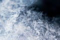 Close-up of snowflakes. Snow and ice crystals