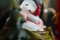 Snowman toy close up Royalty Free Stock Photo