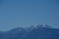 Close-up of Snowy Mountains