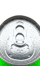 Close up of Soda Can Royalty Free Stock Photo